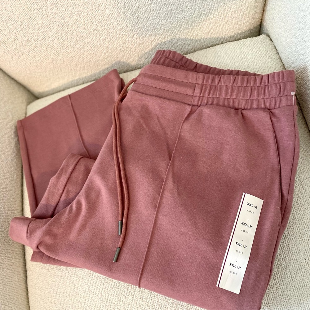 dress pants, sweat pants, joggers, mauve, Target, new.